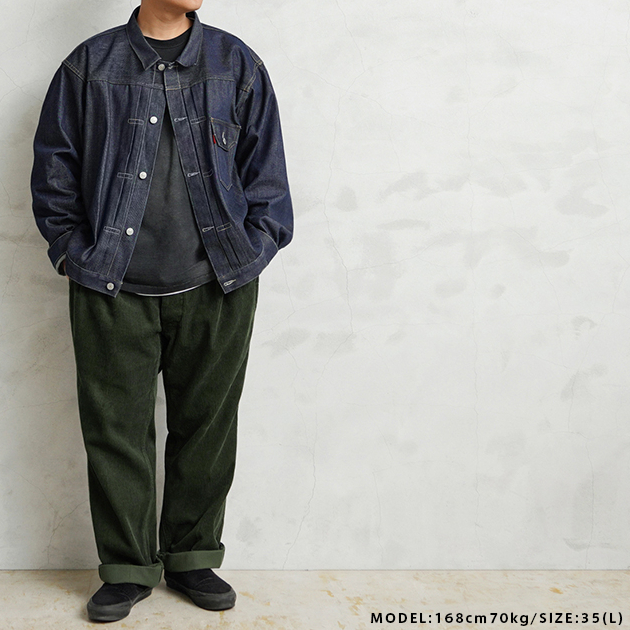 フランス軍1950～60年代M-52ツータックコーデュロイトラウザー ストレート フランス軍 1950～60年代 M-52 ツータック コーデュロイ