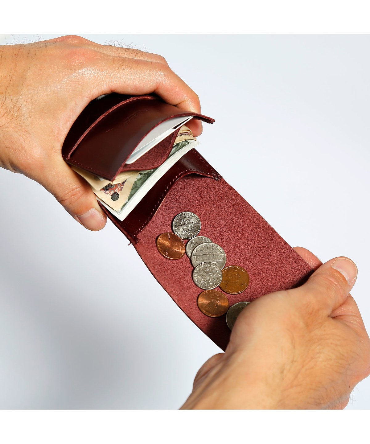 RELAXFIT 財布 マネークリップ リラックスフィット 新品未使用 ワイン Relaxfit 】Benjamin Money Clip ( Wine ) ベンジャミ