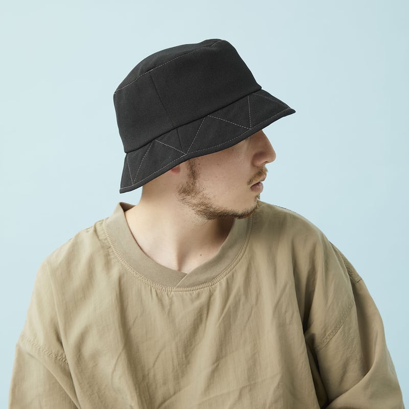 CPH】BUCKET HAT / DERA LINEN / BEIGE（バケットハット/ デ