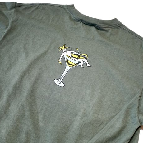 【 DEADSTOCK 】 90-00's　PHISH BUTHTUB GIN TEE  FORESTGREEN