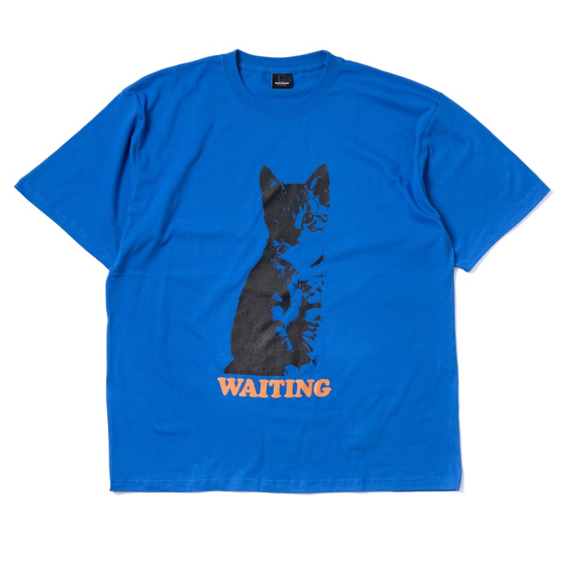 NONTOKYO 】PRINT BIG T-SHIRT (CAT / BLUE) | AV NONTOKYO 】PRINT BIG T-SHIRT (CAT / BLUE) | AV