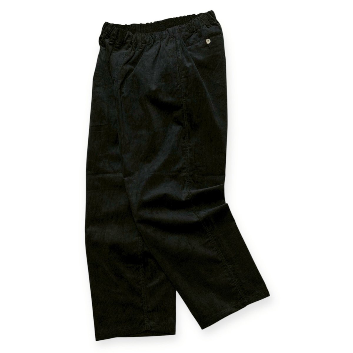 RELAXFIT 】 №147 CORDUROY EASY SLACKS ブラッ
