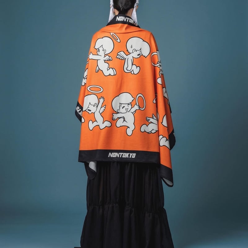 NONTOKYO 】手塚治虫 リボンの騎士 コラボ ブランケットオレンジ