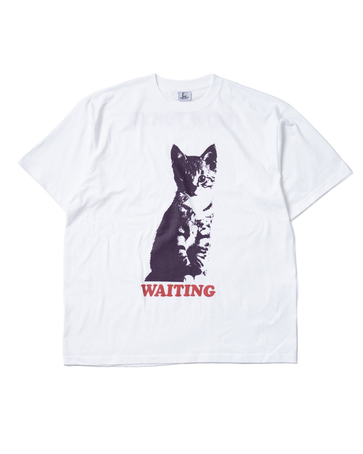 NONTOKYO 】PRINT BIG T-SHIRT (CAT / WHITE) | A NONTOKYO 】PRINT BIG T-SHIRT (CAT / WHITE) | A
