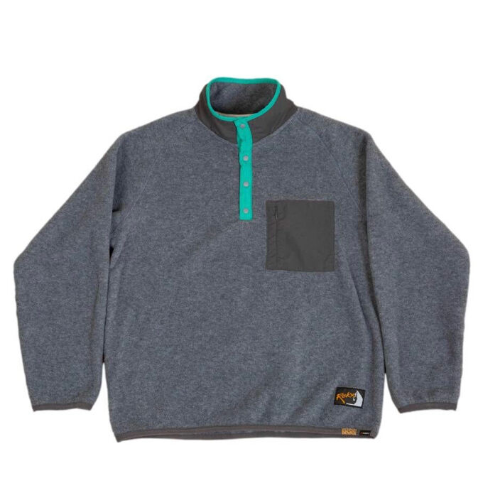 NORAs × ROKX 】Porlar tec FLEECE SETUP GRAY |