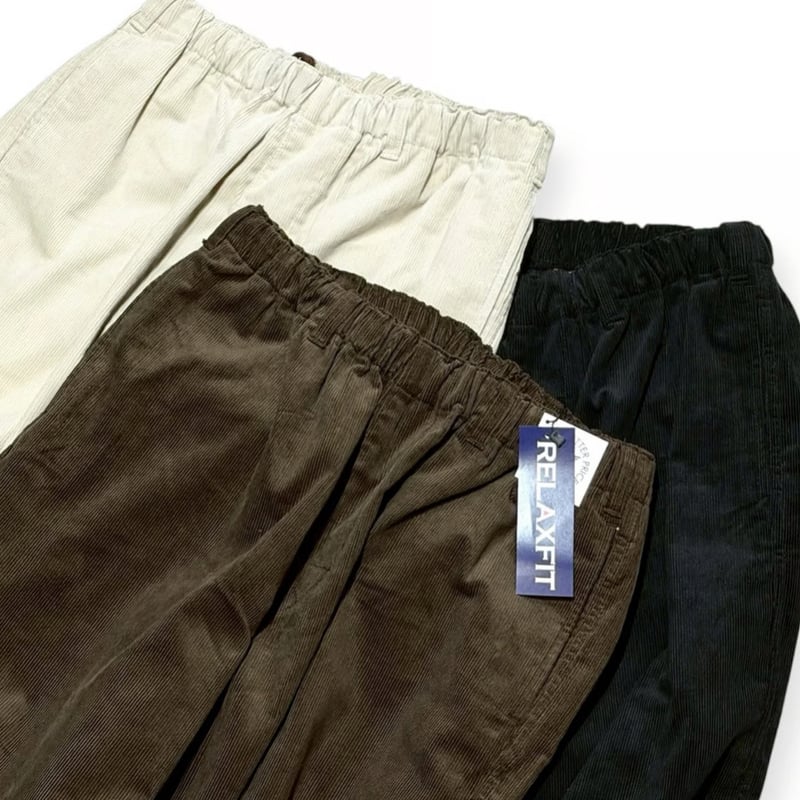 RELAXFIT 】 №147 CORDUROY EASY SLACKS ブラウ