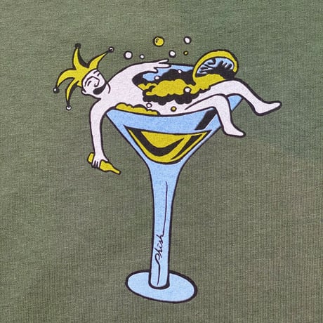 【 DEADSTOCK 】 90-00's　PHISH BUTHTUB GIN TEE  FORESTGREEN