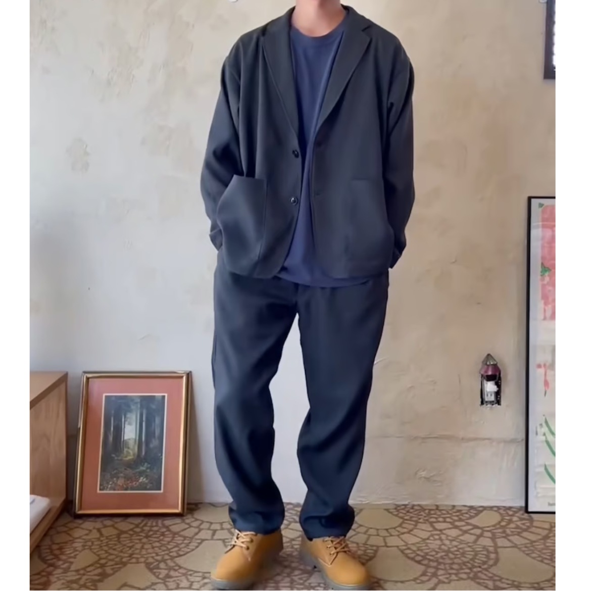 RELAXFIT 】STA-PREST GOOD JKT & SLACKS スーツ | A