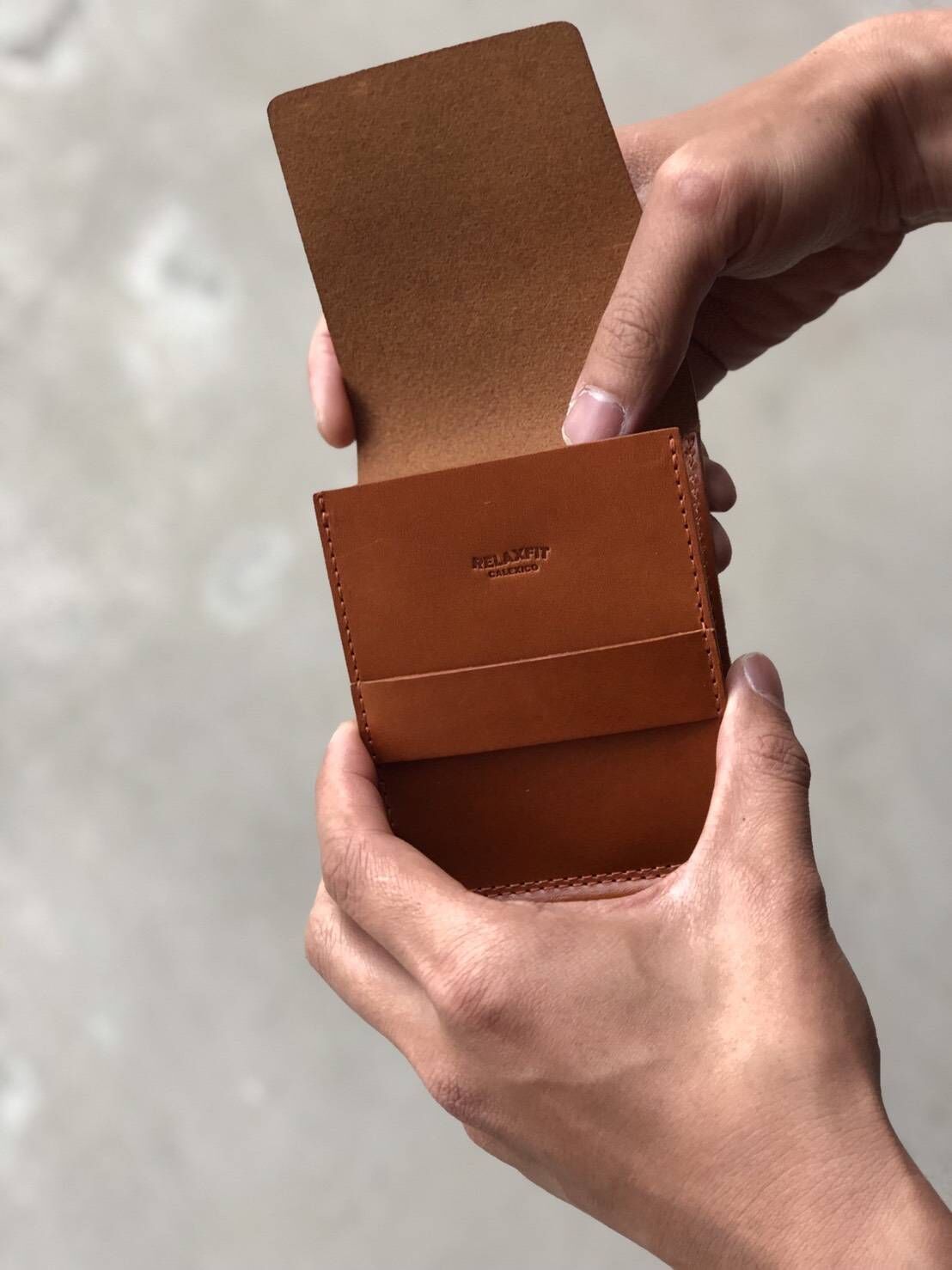 Relaxfit 】Benjamin Money Clip ( Camel ) ベンジ