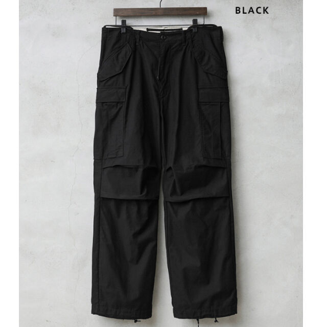 米軍 M-65後染めフィールドカーゴパン　MILITARY DEADSTOCK】U.S.ARMY M-65 FIELD TROUSERS BLACK-OVERDYED 米軍