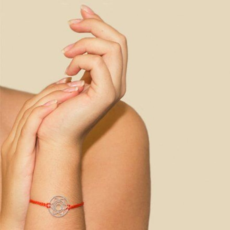 DAISY GLOBAL】CHAKRA BRACELET 2 ( Silver Charm 