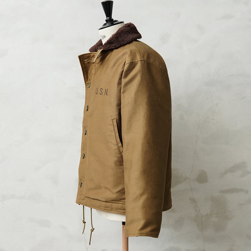 WAIPER inc 】米軍 U.S.NAVY N-1 デッキジャケット 後期型 アルパカ