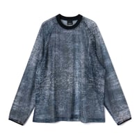 【 NONTOKYO 】PRINT MESH PULLOVER & SCARF (NOISE)