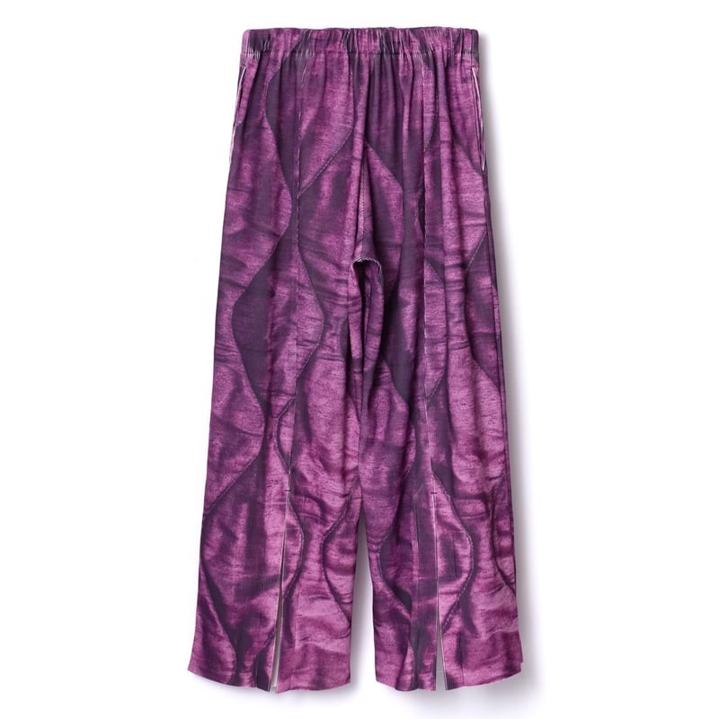 超美品　2023aw nontokyo ノントウキョウ　プリント　パンツ NONTOKYO 】PRINT RIB WIDE PANTS (QUILTING) | A