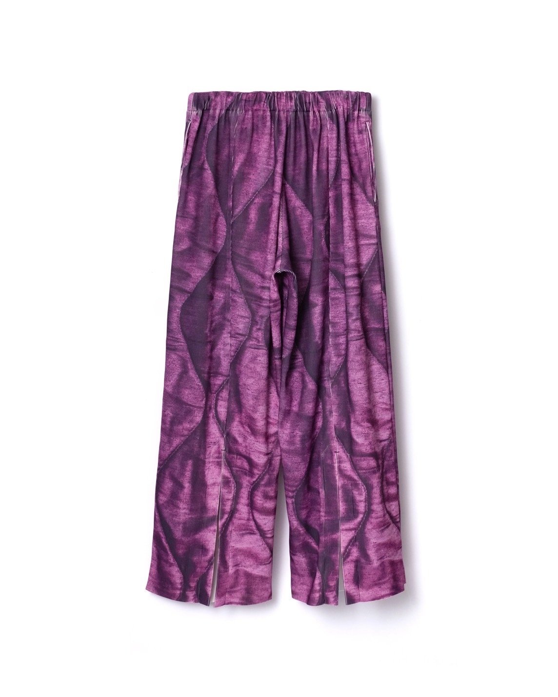 NONTOKYO 】PRINT RIB WIDE PANTS (QUILTING) | A