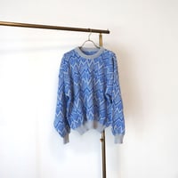 80s Hand knit pull