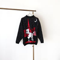 Dog Print Knit pull