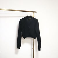 Short knit cardigan