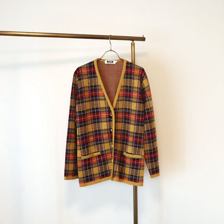 Plaid cardigan