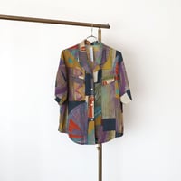 Painting print blouse