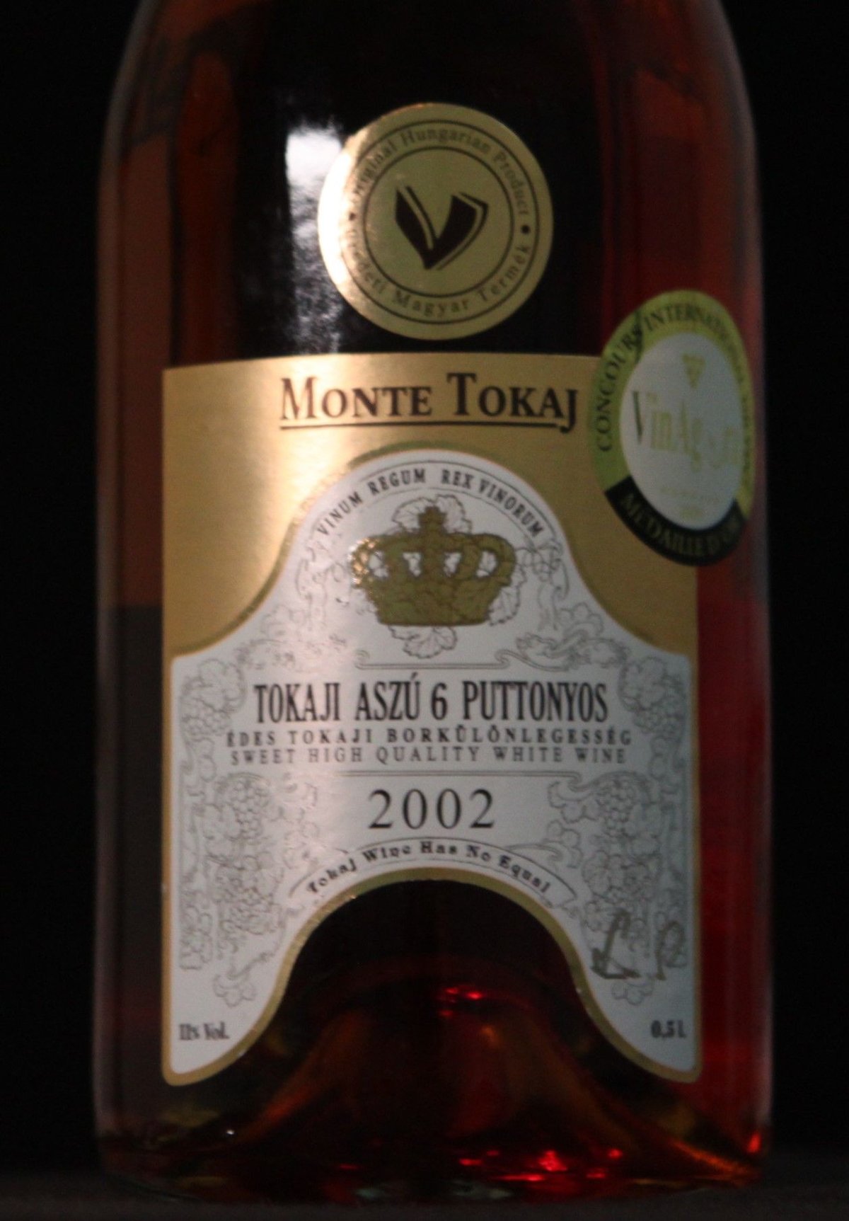 極甘口貴腐ワインMONTE TOKAJ TOKAJI ASZU 6PUTTONYOS 2002 極甘口貴腐ワインMONTE TOKAJ TOKAJI ASZU 6PUTTONYOS 2002