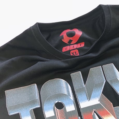 " TOKYO INVADER " Pocket T-shirt  / BLACK  ( original tag print )