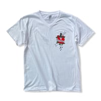 WILD ROMANCE V-NECK Tシャツ（WHITE）