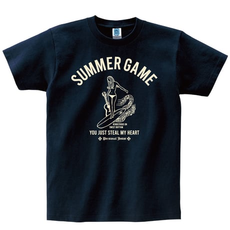 Tシャツ SUMMER GAME（ネイビー）