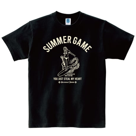 Tシャツ SUMMER GAME（ブラック）