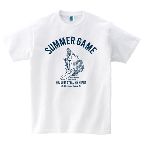 Tシャツ SUMMER GAME（ホワイト）