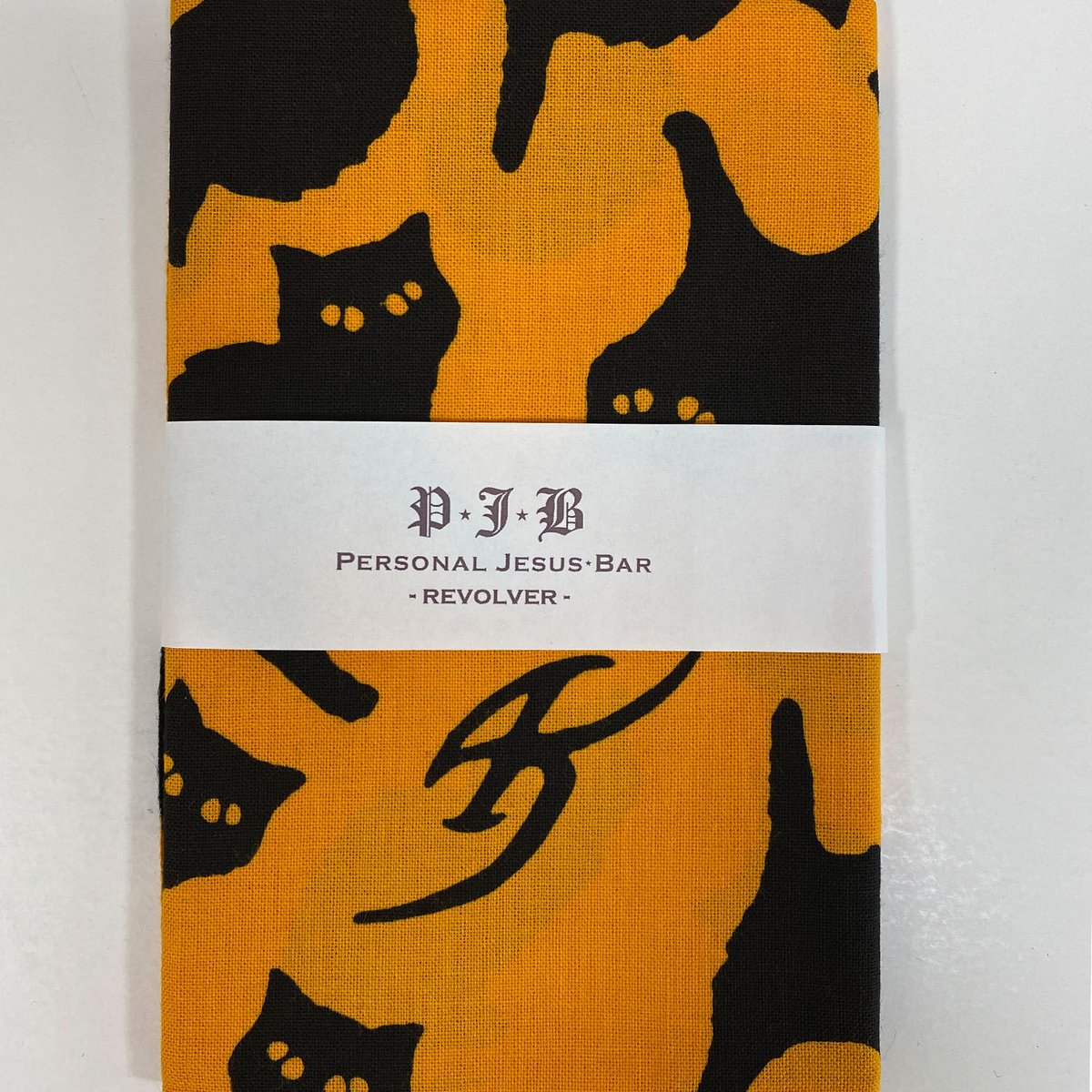 てぬぐい 猫づくし（橙） PERSONAL JESUS BAR ONLINE STORE