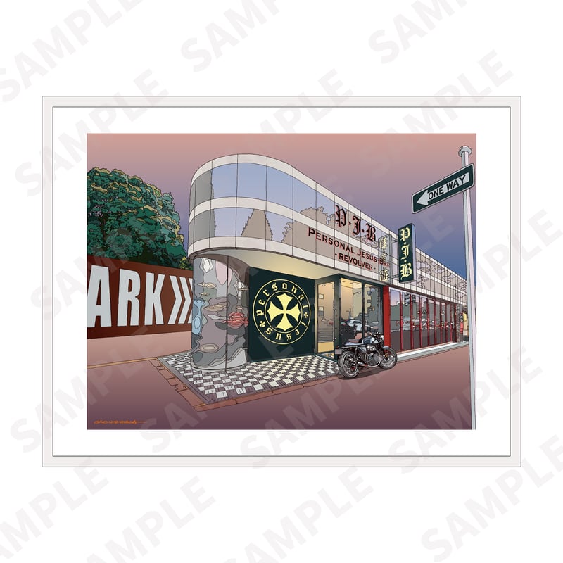 額装品/Tiger/バーンズ Tiger (Left Screen of a Pair of Six-Panel Screens) (Around 1938