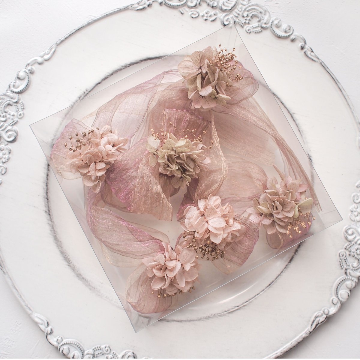 Sakura様 髪飾り 髪飾り ちりめん つまみ細工 かんざし 桜 送料無料 : 京のみやび