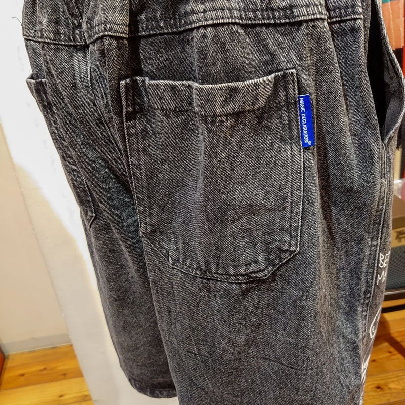 スマイルニコちゃんペイントデニムハーフパンツ | KOBE ZAC-ZAC