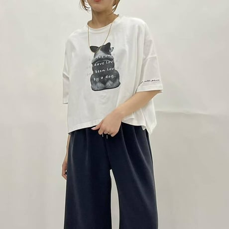 【 PASSIONE 】　DOGプリントTee
