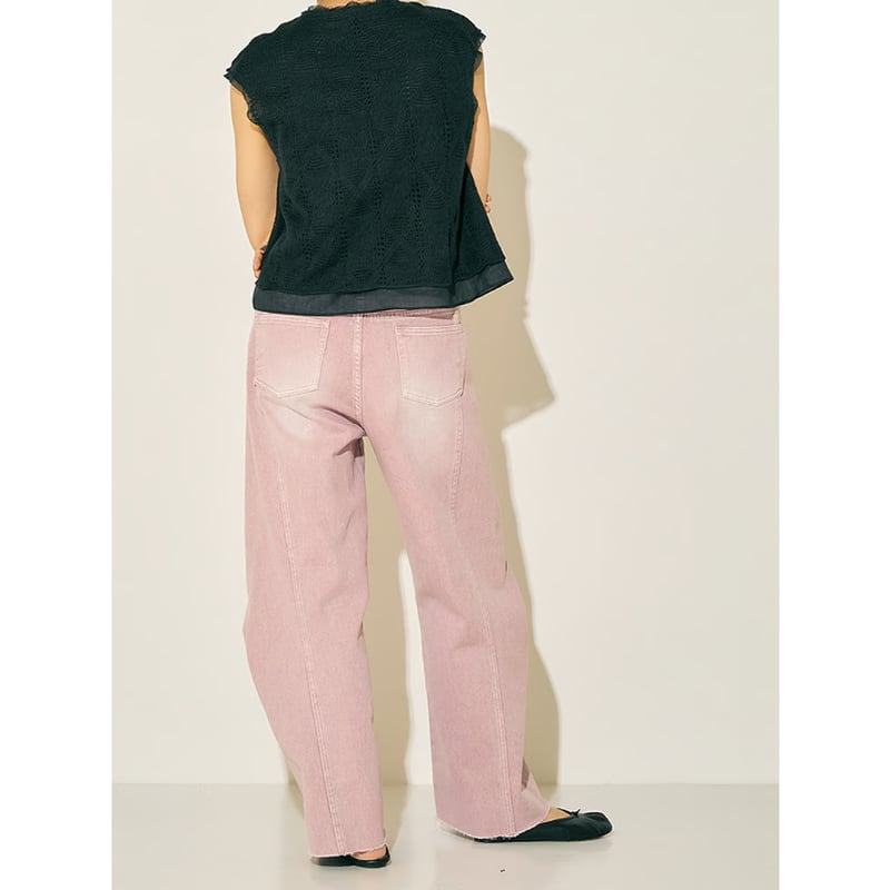 パンツ YENN / KNEE TUCK DENIM PT YENN 】KNEE TUCK DENIM PT | selectshop RJ