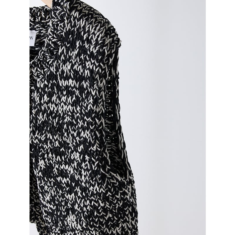YENN 】MIX HAND KNIT VEST | selectshop RJ