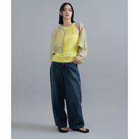 CYAN TOKYO 3Dタックワイドデニム　38 ブルー CYAN TOKYO（シアン トーキョー） 3Dタック ワイドパンツ