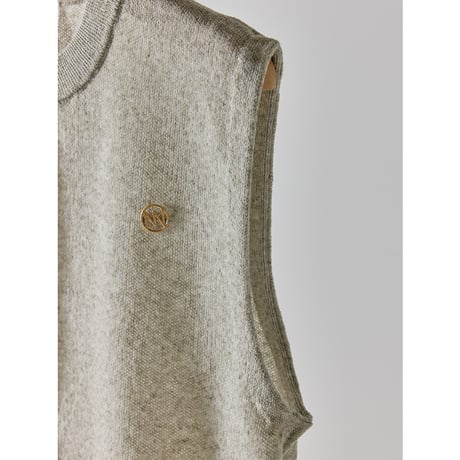 【 YENN 】 LINEN SHEER VEST
