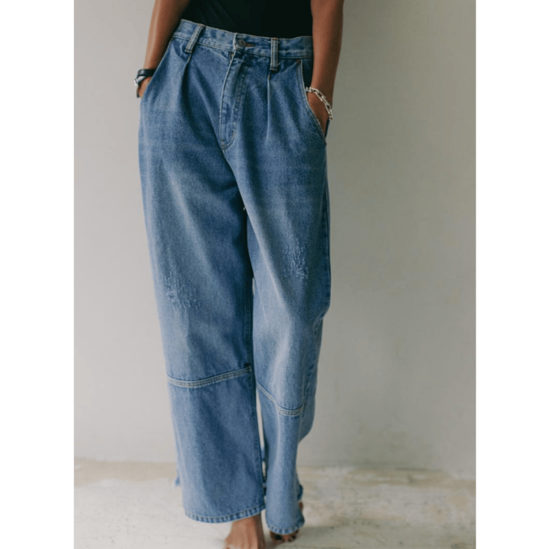 YENN 】 TUCK WIDE DENIM PT | selectshop RJ