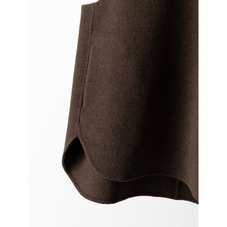 【 YENN 】　W FACE OVER VEST(納期：9月上旬～中旬)