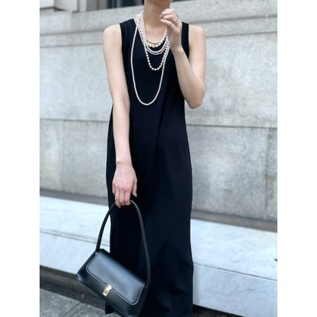 【 cafune 】rib camisole onepiece