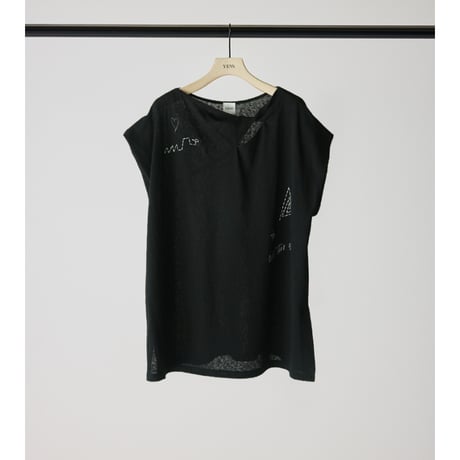 【 YENN 】 TWIST PRINT TEE