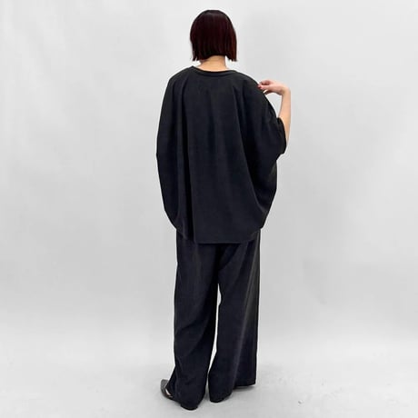 【 cafune 】　mat georgette cocoon pullover