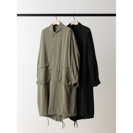 【 YENN 】　WASHED LONG COAT (納期9月上旬～中旬)