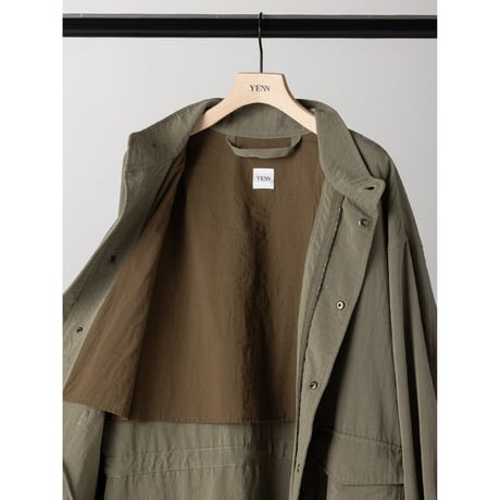 【 YENN 】　WASHED LONG COAT (納期9月上旬～中旬)
