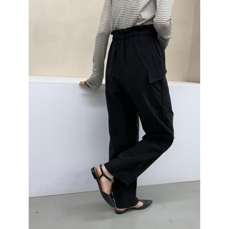 【 cafune 】　cotton cupra cargo easy pants