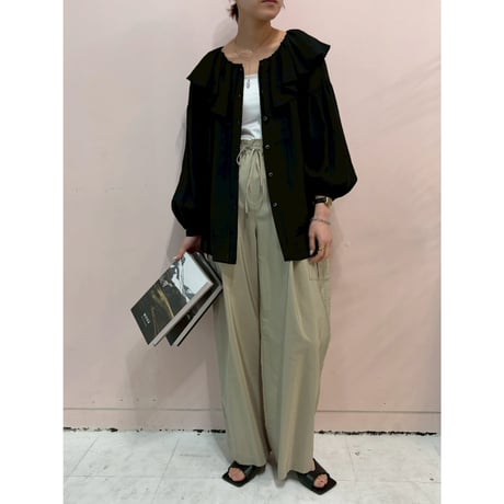 【 cafune 】 IPEKER frill 2way blouse