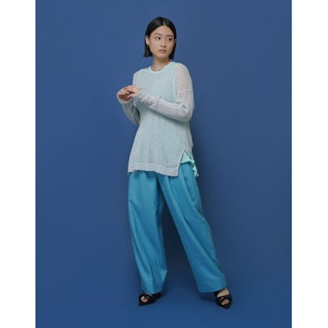 【 CYAN TOKYO 】 ネップメッシュニットTOPS