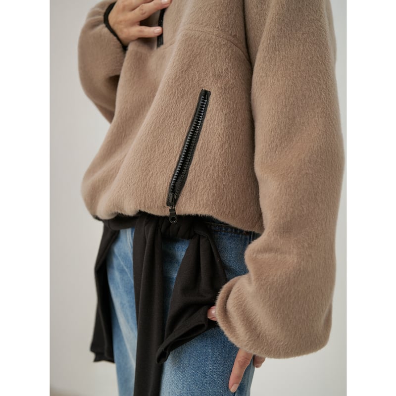 ✨限定再入荷✨【 YENN 】SHAGGY HALF ZIP JK | selectshop RJ